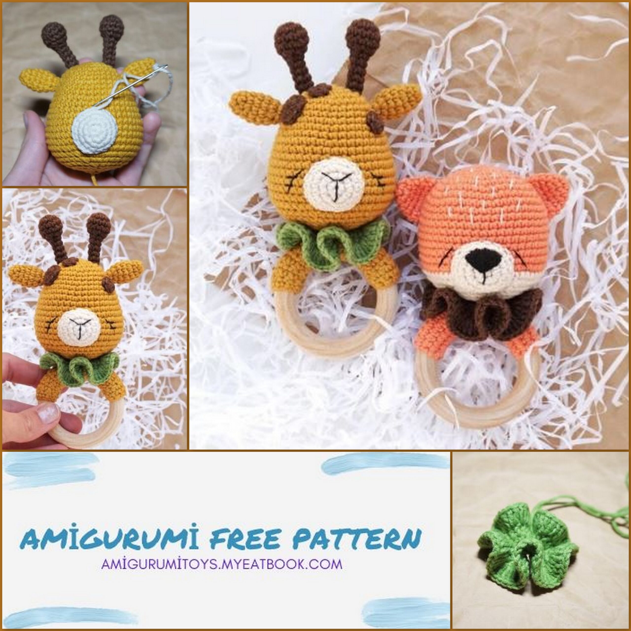Crochet Pattern Gnawer Giraff Free Pattern - Amigurumi toys