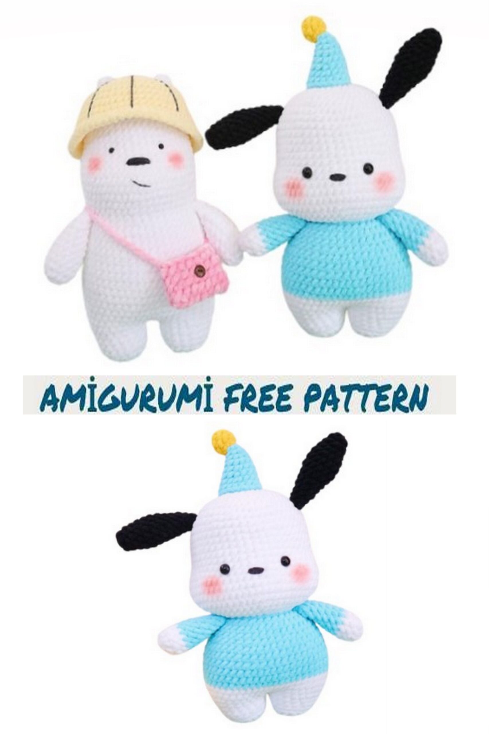 Amigurumi Pochacco Puppy Free Pattern Amigurumi Patterns