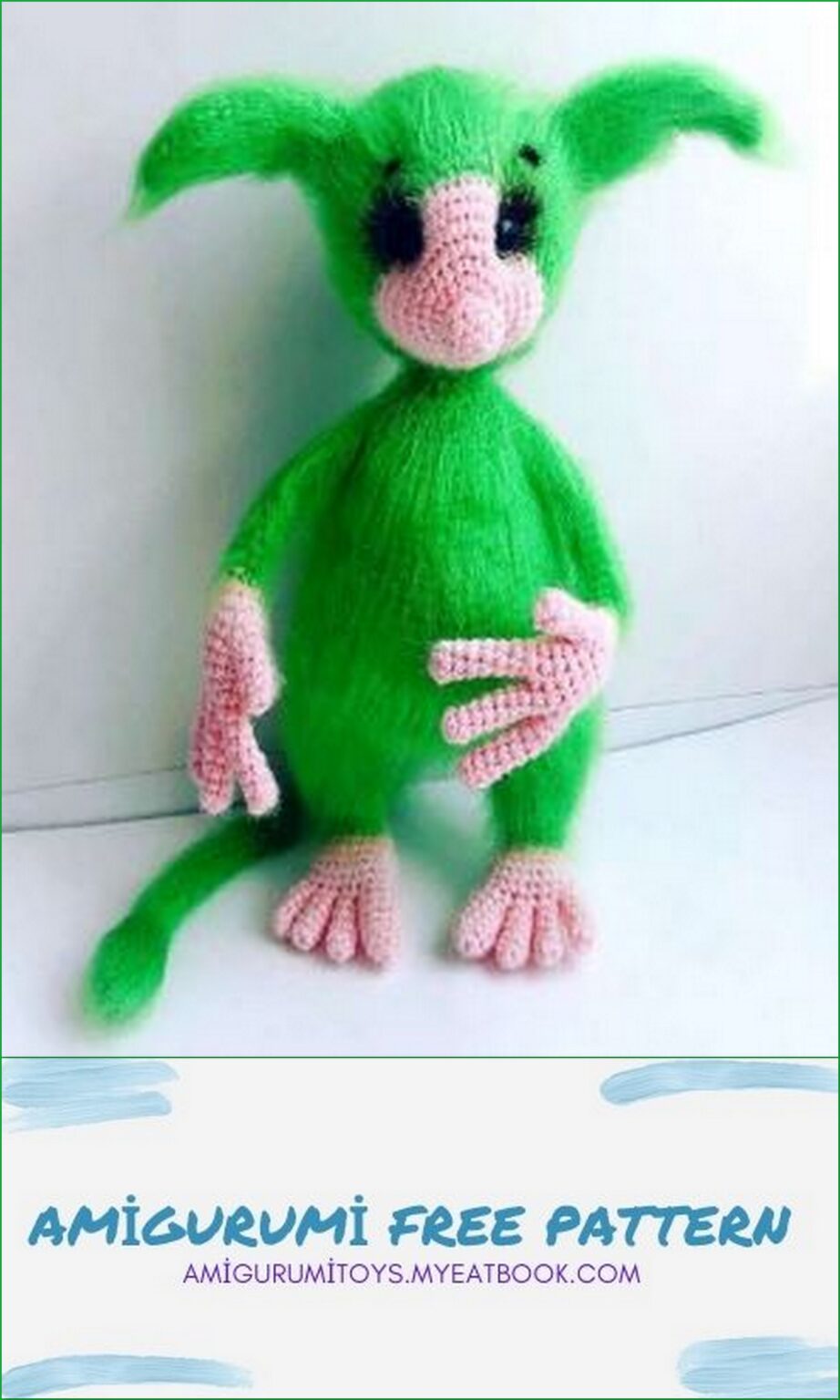 Amigurumi Green longing Free Pattern – Amigurumi toys