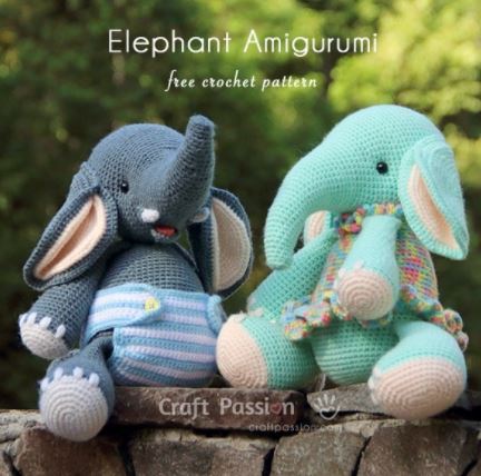 Amigurumi Elephant Amigurumi Crochet Free Pattern