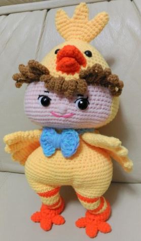 Amigurumi Crochet Baby Chick Free Pattern