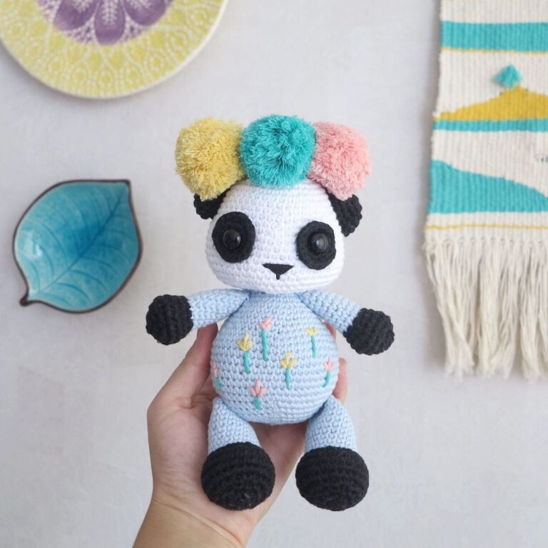 Amigurumi Panda Puffy Free Pattern