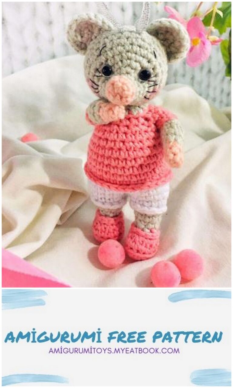 Amigurumi Mouse in clothes Free Pattern