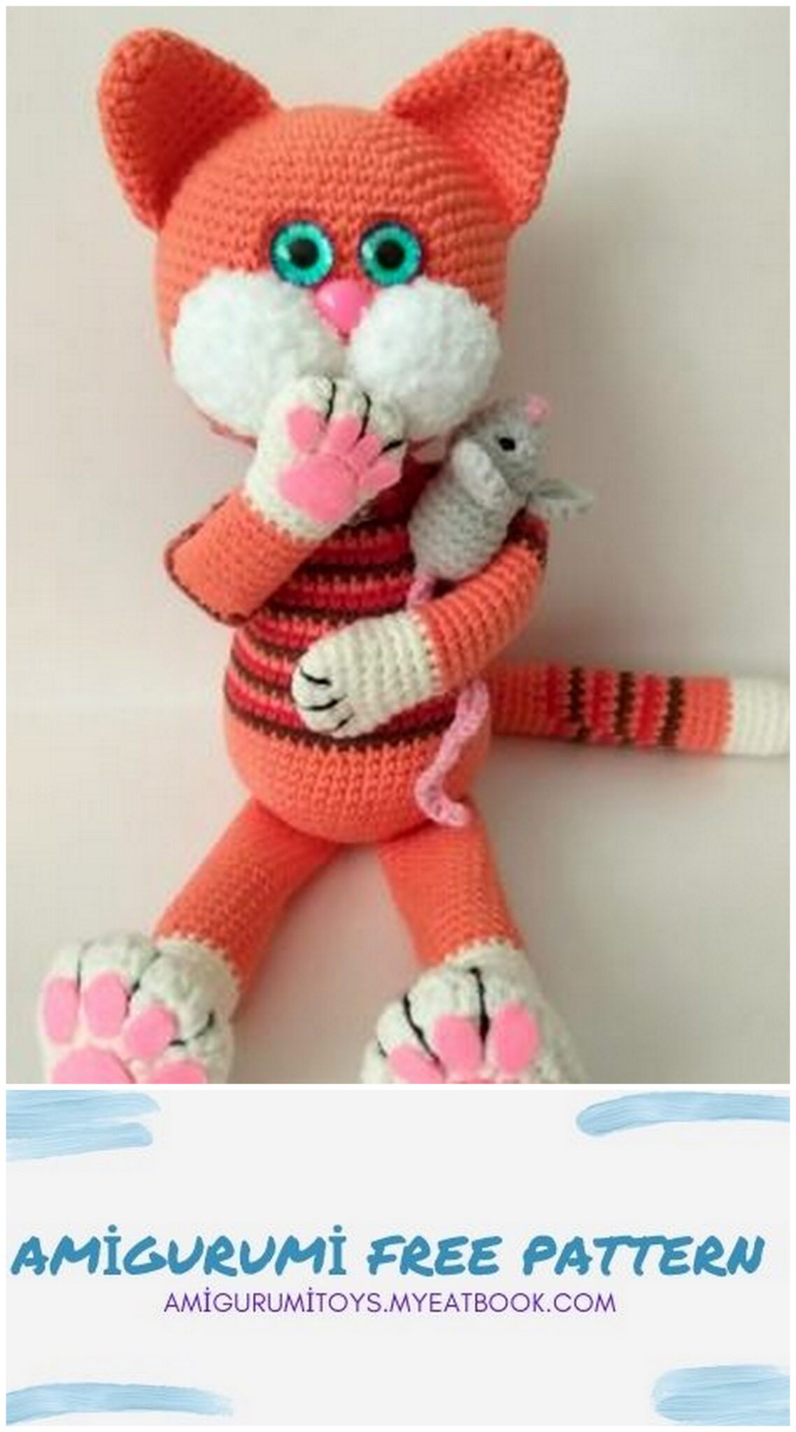 Amigurumi Cute Cat Free Pattern - Amigurumi Patterns