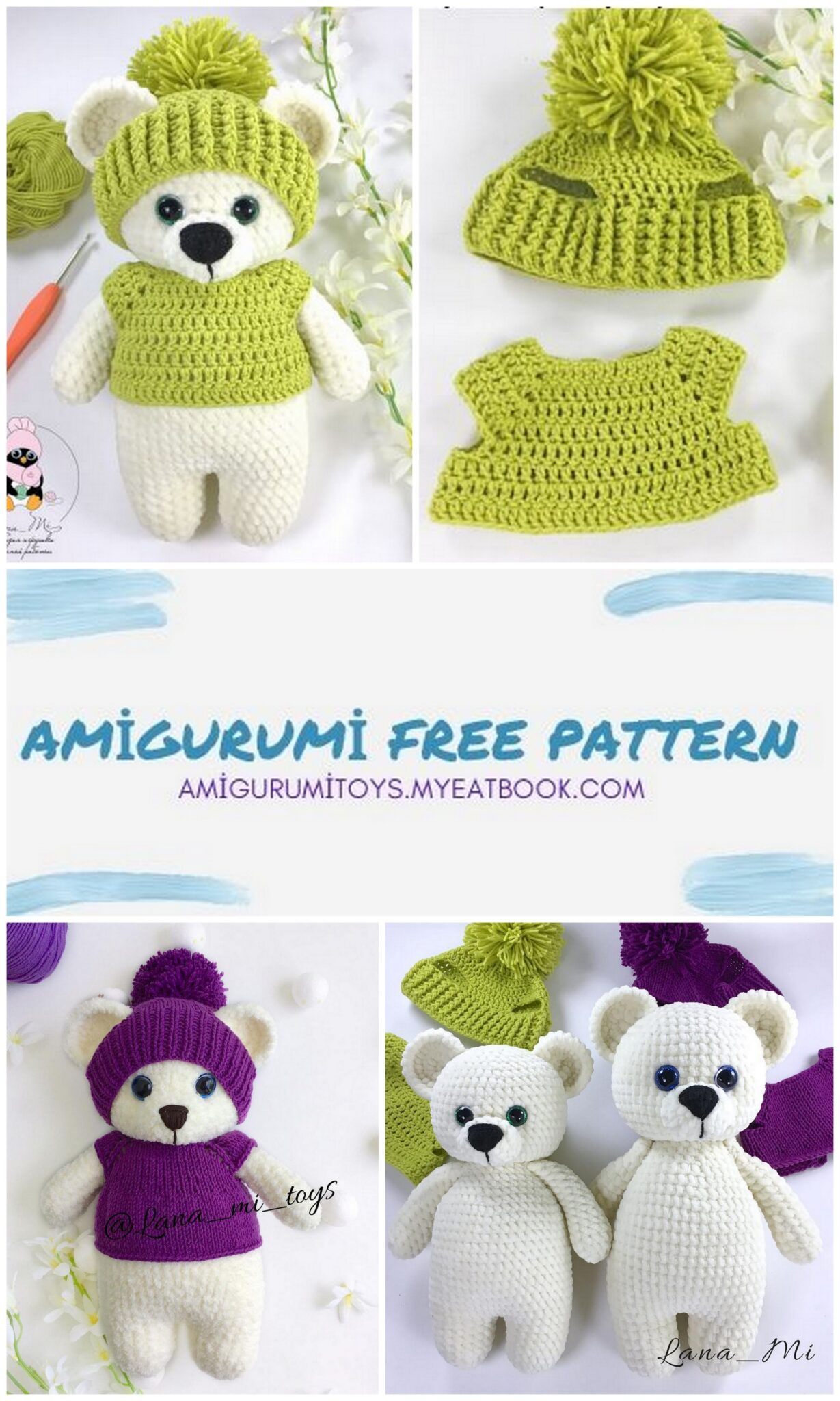 Amigurumi Teddy bear Free Pattern - Amigurumi Patterns