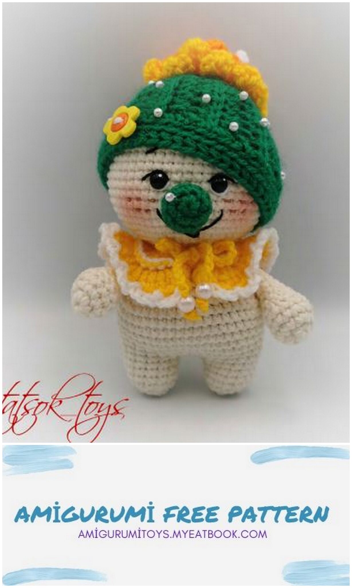 Amigurumi Baby funny cactus Free Pattern - Amigurumi Patterns