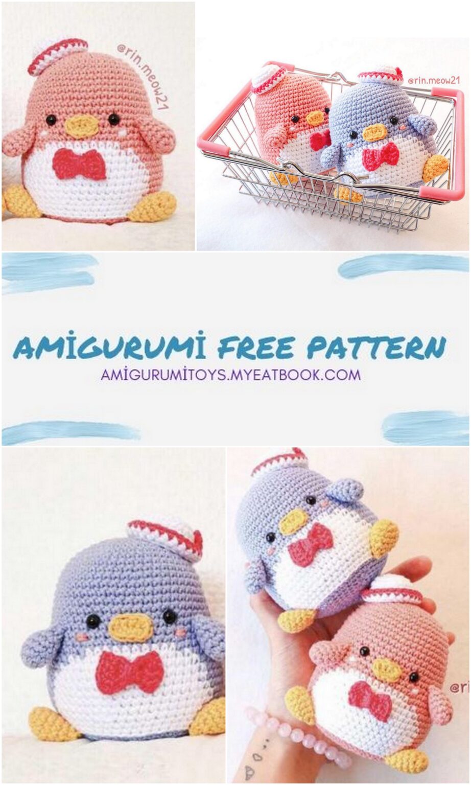 Amigurumi Penguins in tuxedos Free Pattern - Amigurumi Patterns