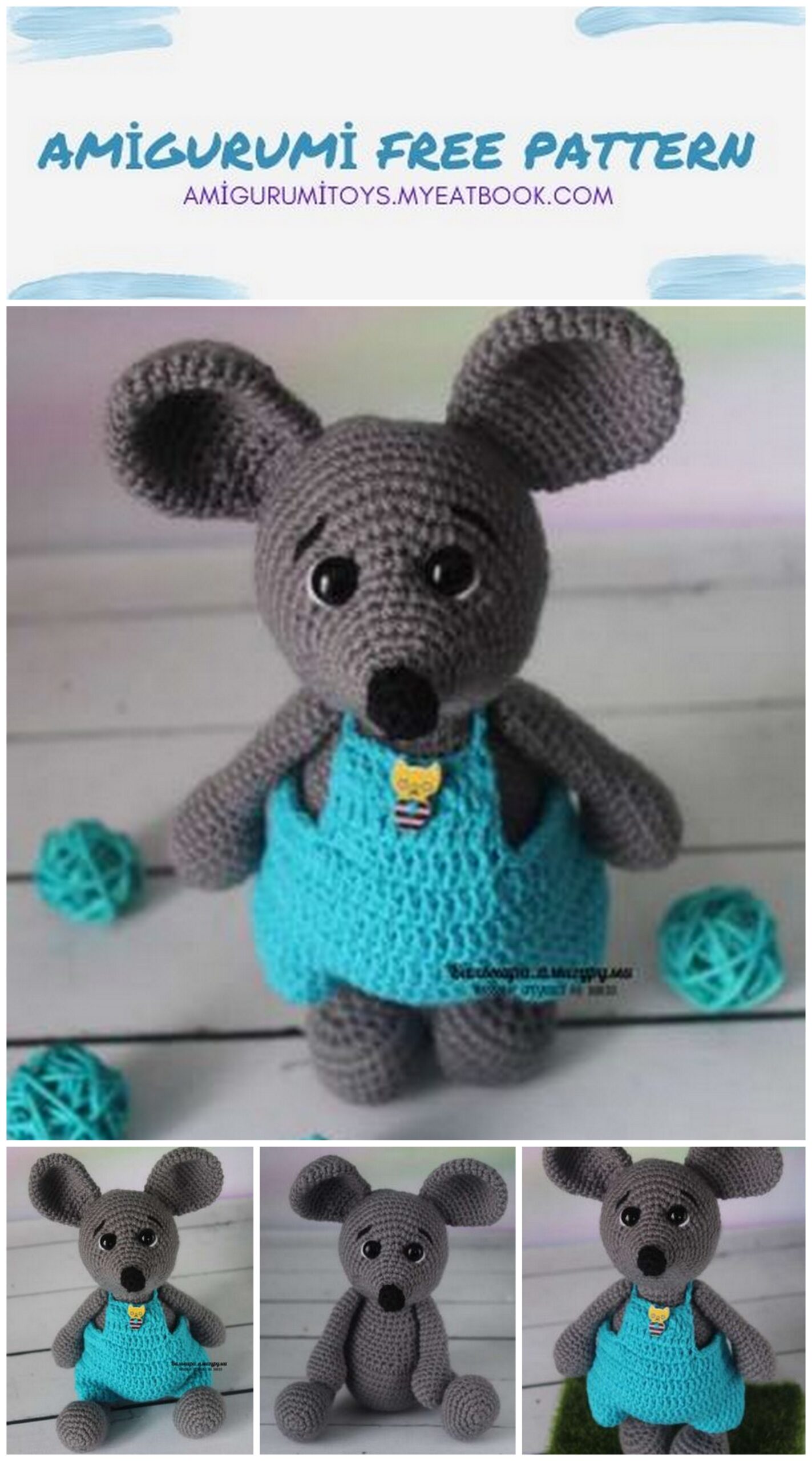 Amigurumi MOUSE PI Free Pattern - Amigurumi Patterns