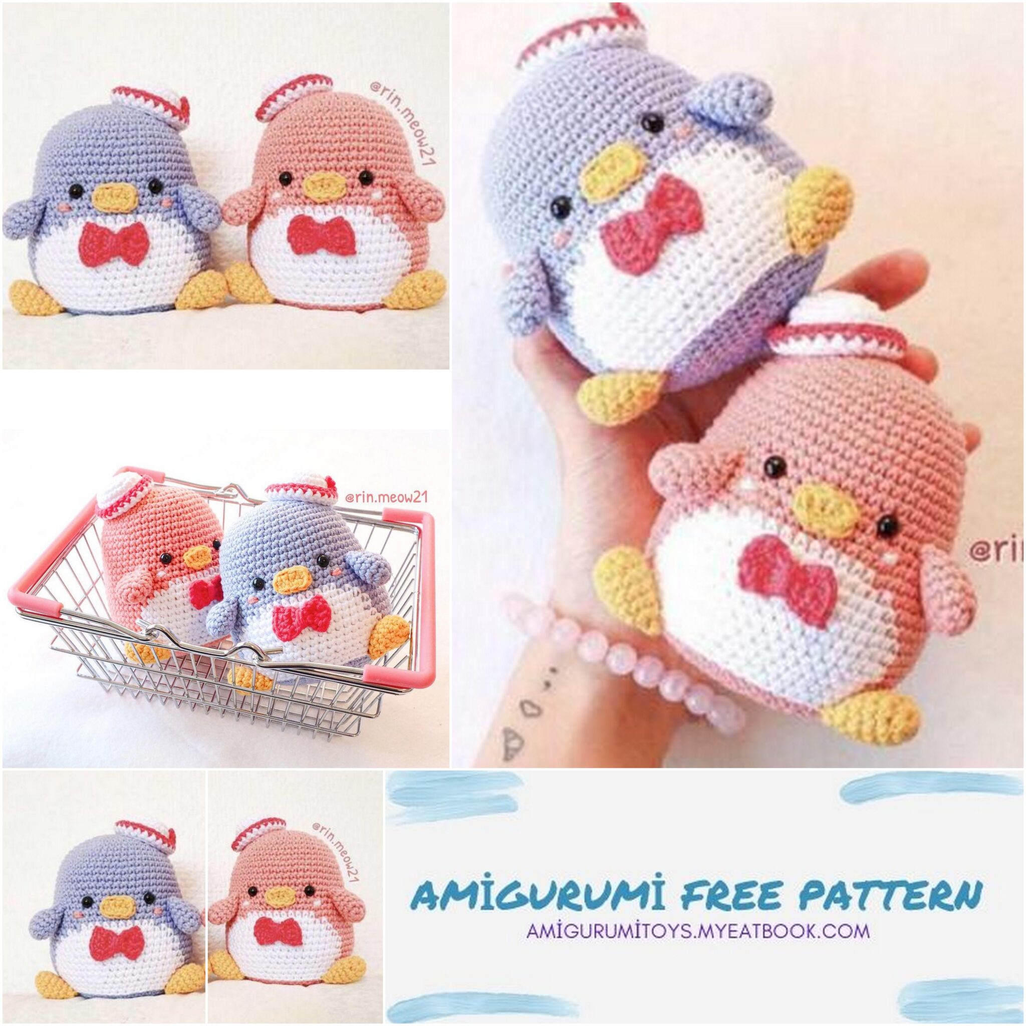 Amigurumi Penguins in tuxedos Free Pattern - Amigurumi Patterns