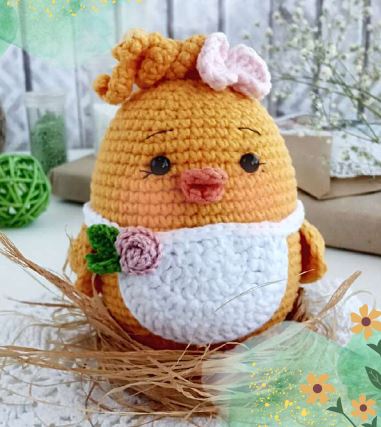 Amigurumi Chick Free Crochet Pattern