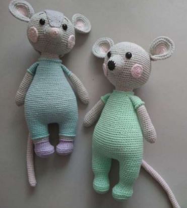 Amigurumi Shelley Mouse and Shayk Mouse Pattern