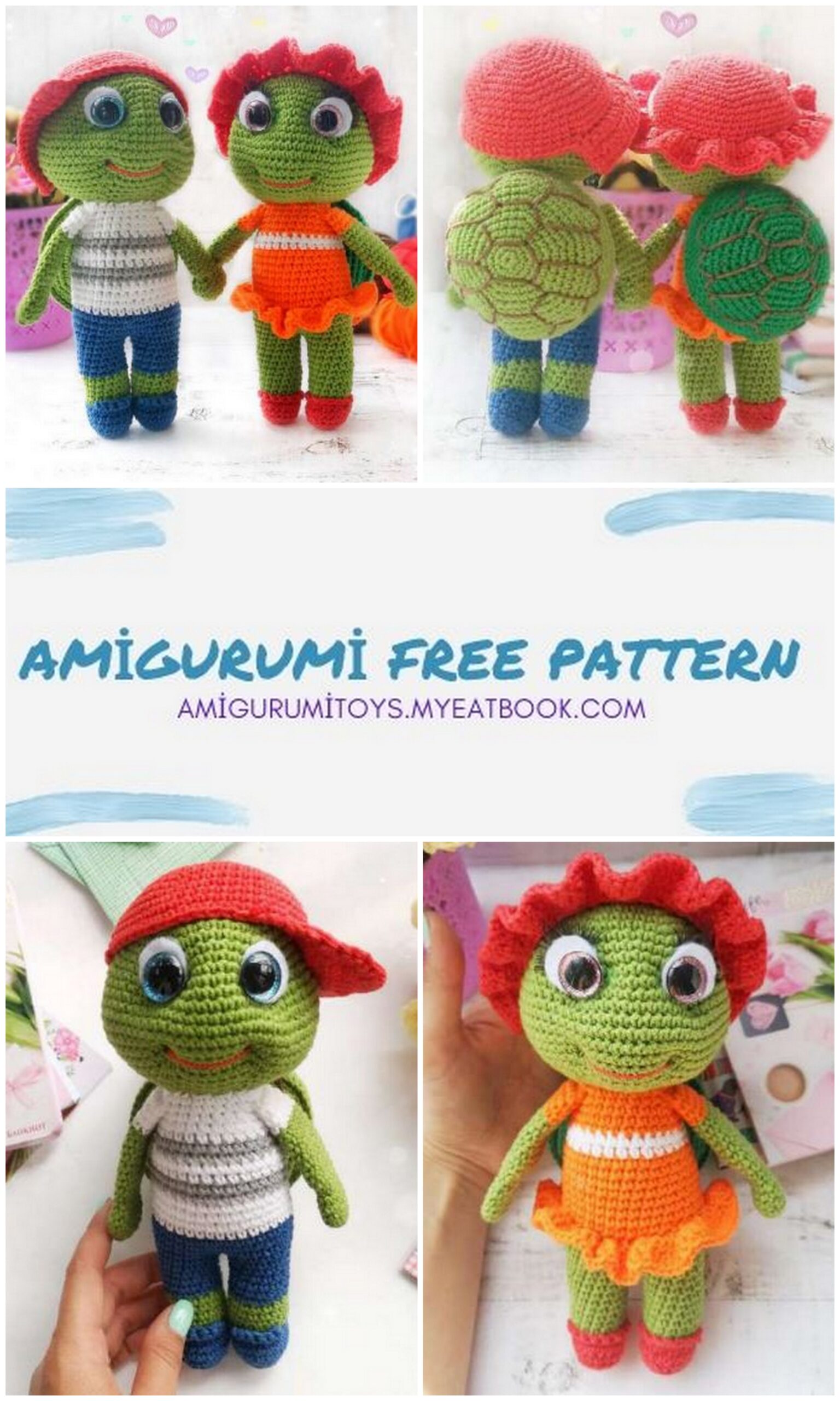 Cute Crochet Lina Doll Amigurumi Free Pattern – Amigurumi