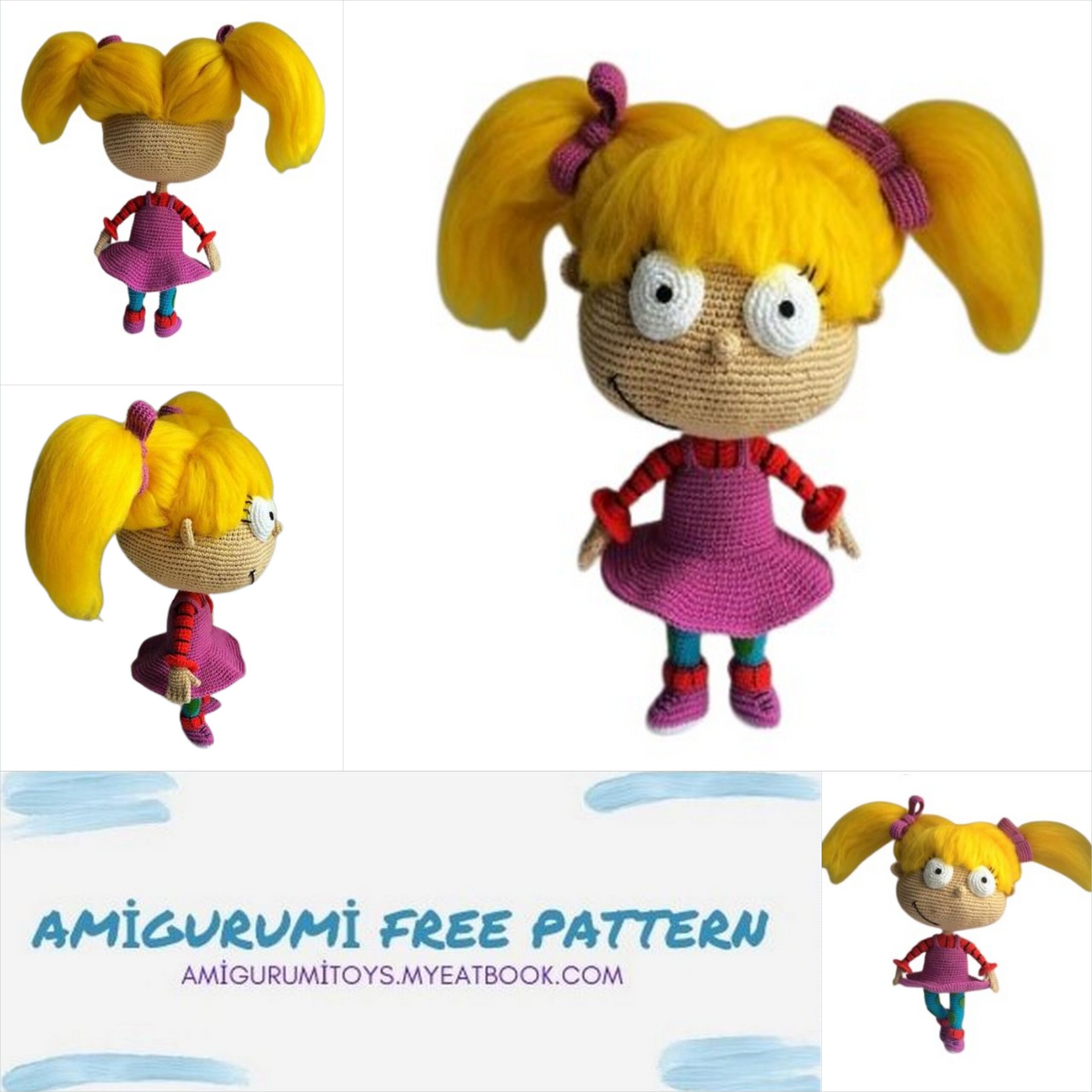 Amigurumi Angelica Doll Free Crochet Pattern – Amigurumi toys