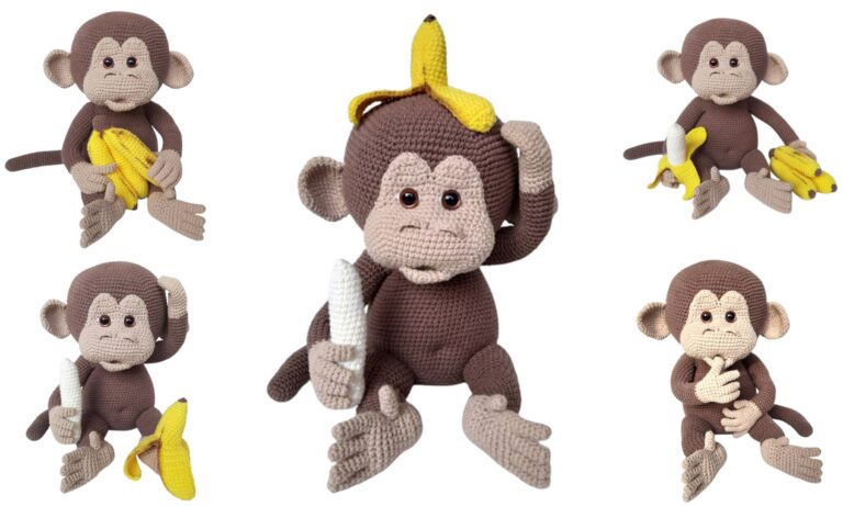 Amigurumi Monkey Charly Pattern