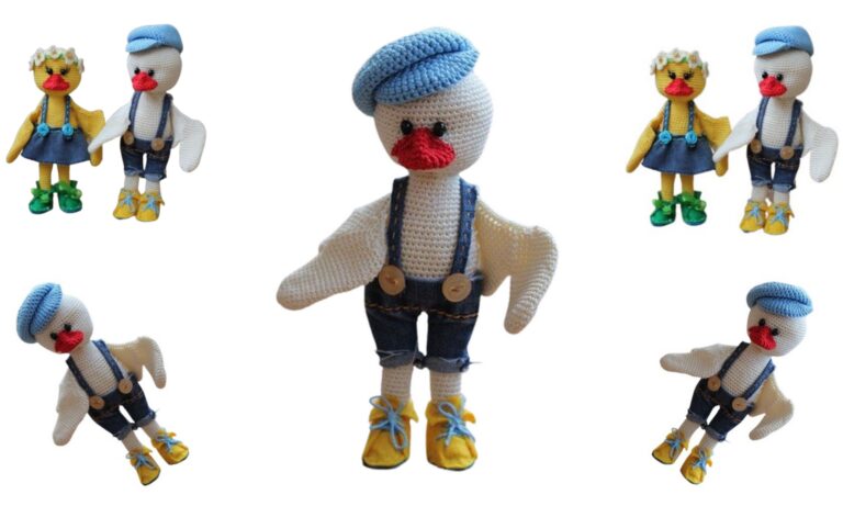 Amigurumi Duck Sun Free Crochet Pattern