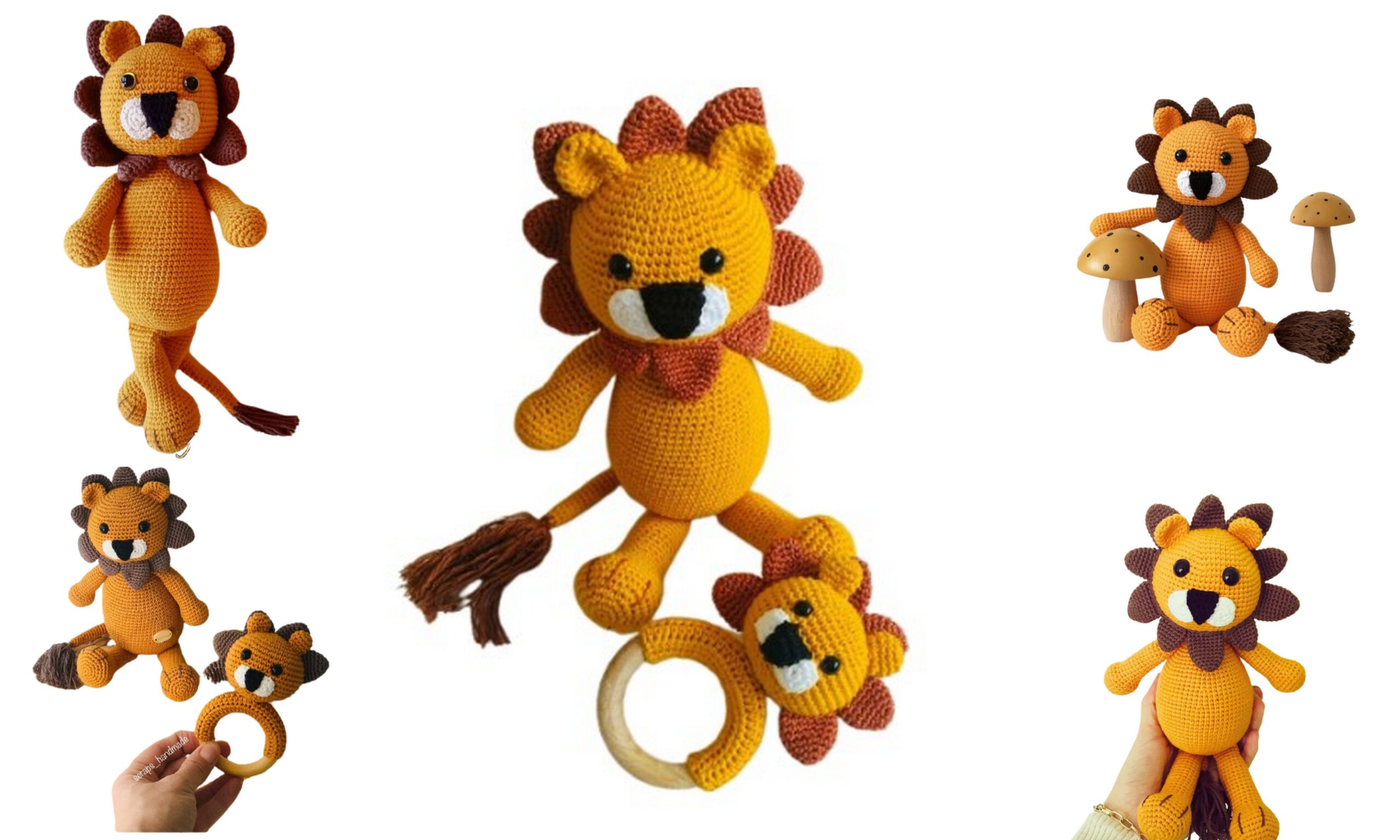 Amigurumi Lion arşivleri - Amigurumi toys