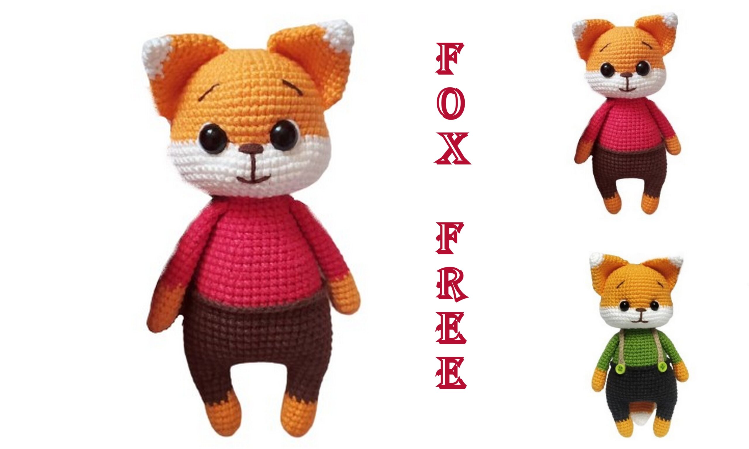 Amigurumi Cute Fox Free Pattern - Amigurumi Patterns