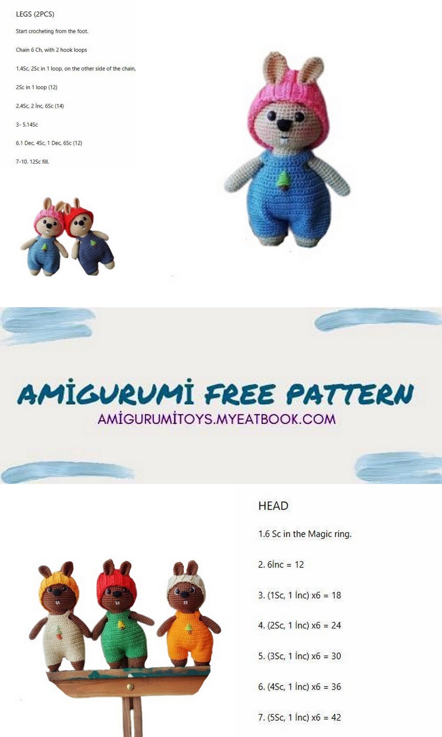 Amigurumi Mr. Mole Free Pattern – Amigurumi toys
