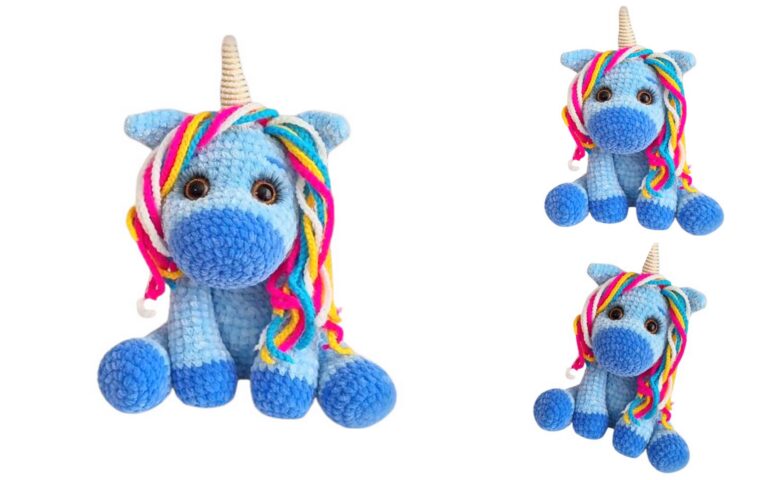 Amigurumi Rainbow unicorn Free Pattern