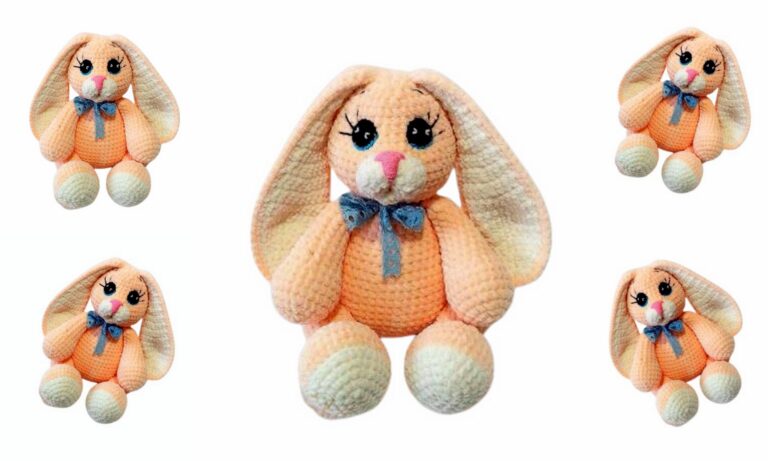 Amigurumi Bunny with Velvet Free Pattern 