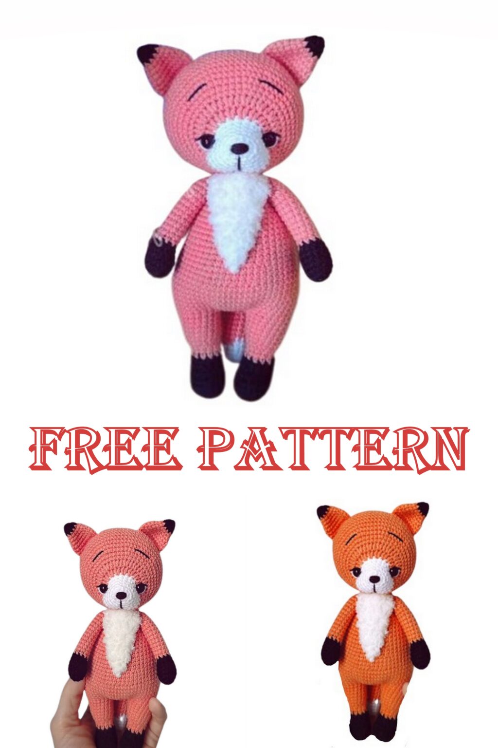 Amigurumi Big Fox Free Pattern – Amigurumi Patterns