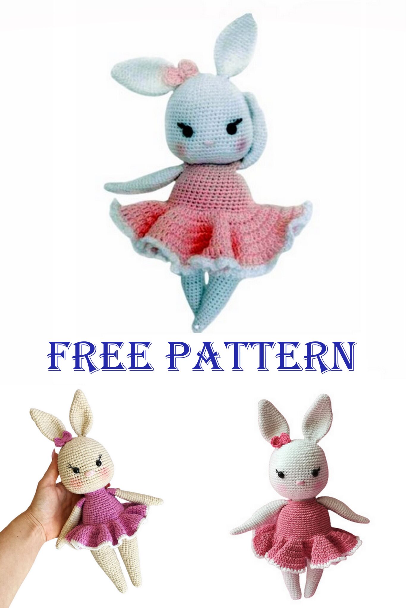 Amigurumi Ballerina Bunny Free Pattern – Amigurumi toys