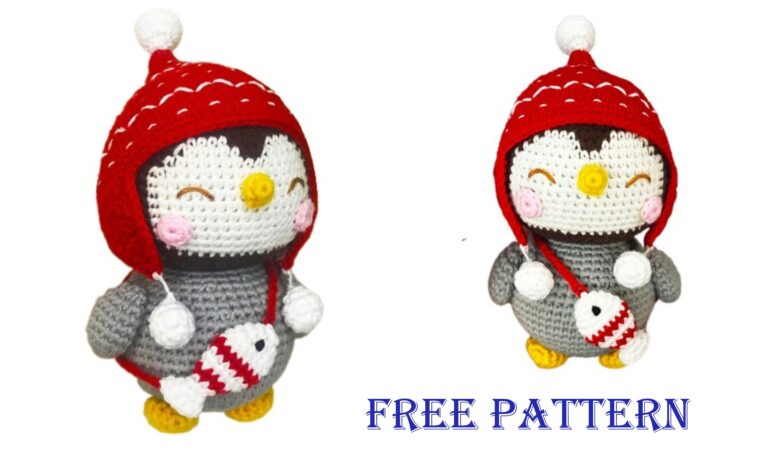 Amigurumi Penguin for Chirstmas Free Pattern