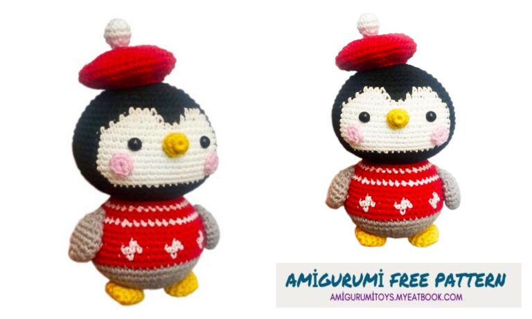 Amigurumi Christmas Penguin Martin Free Pattern