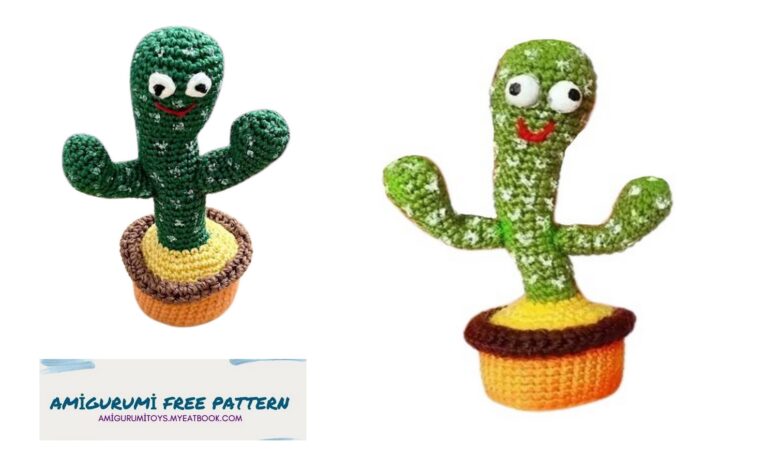 Amigurumi Dancing Cactus Crochet Pattern