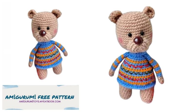 Amigurumi Sweater Bear Crochet Free Pattern