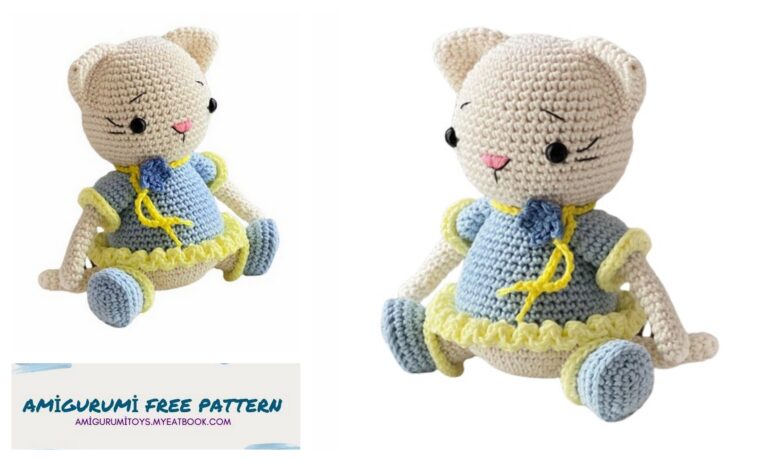 Amigurumi Cat Aurora Crochet Pattern