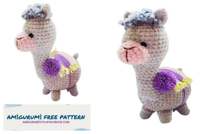 Amigurumi Llama baby Crochet Free Pattern