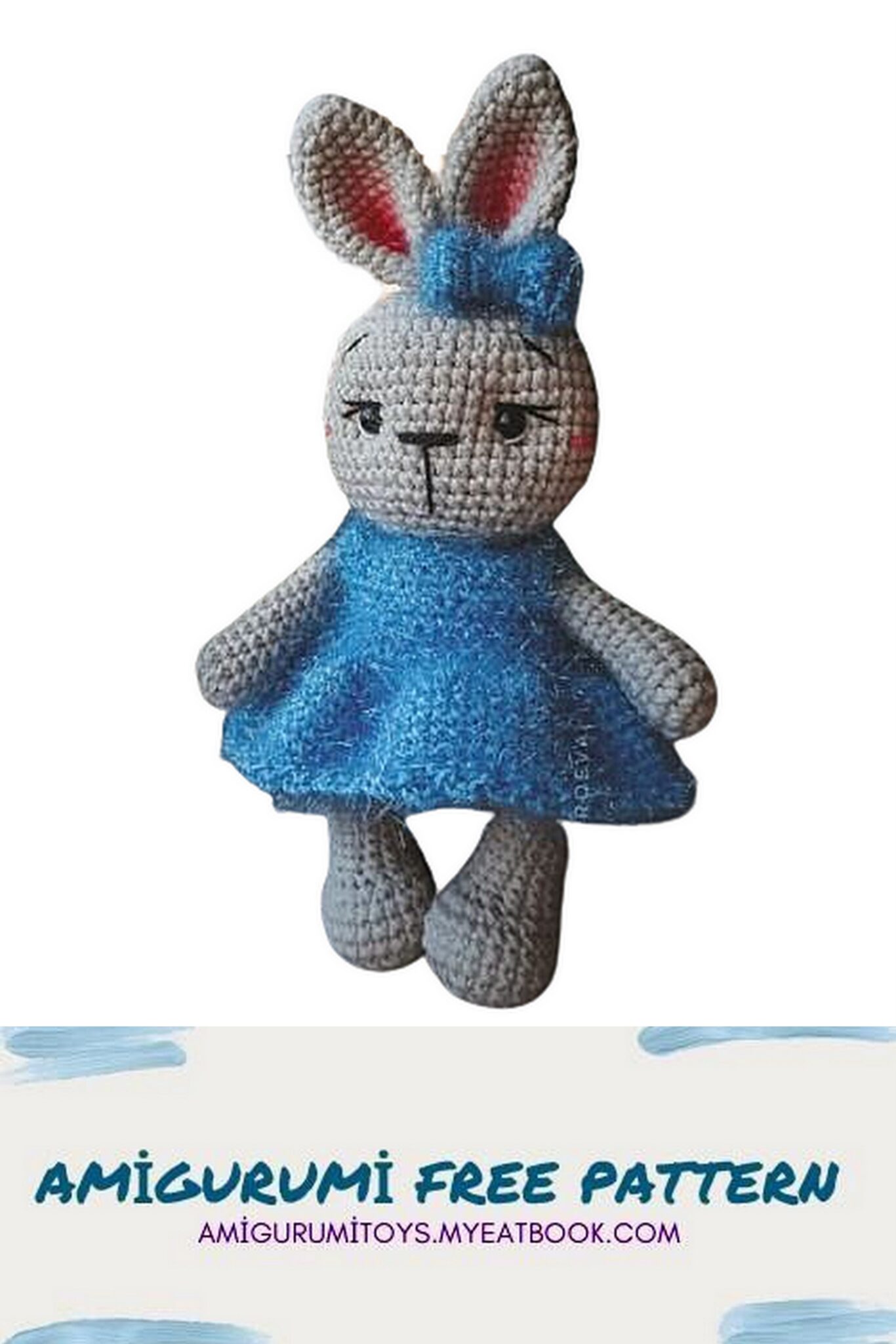 Amigurumi Bunny in a Christmas Costume Free Pattern - Amigurumi Patterns