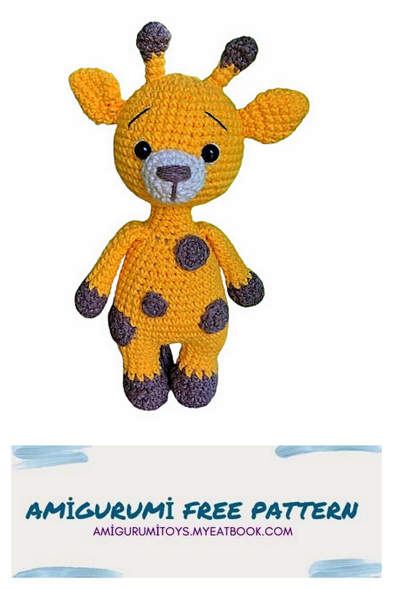 Amigurumi Cute Yellow Giraffe Crochet Pattern - Amigurumi Patterns