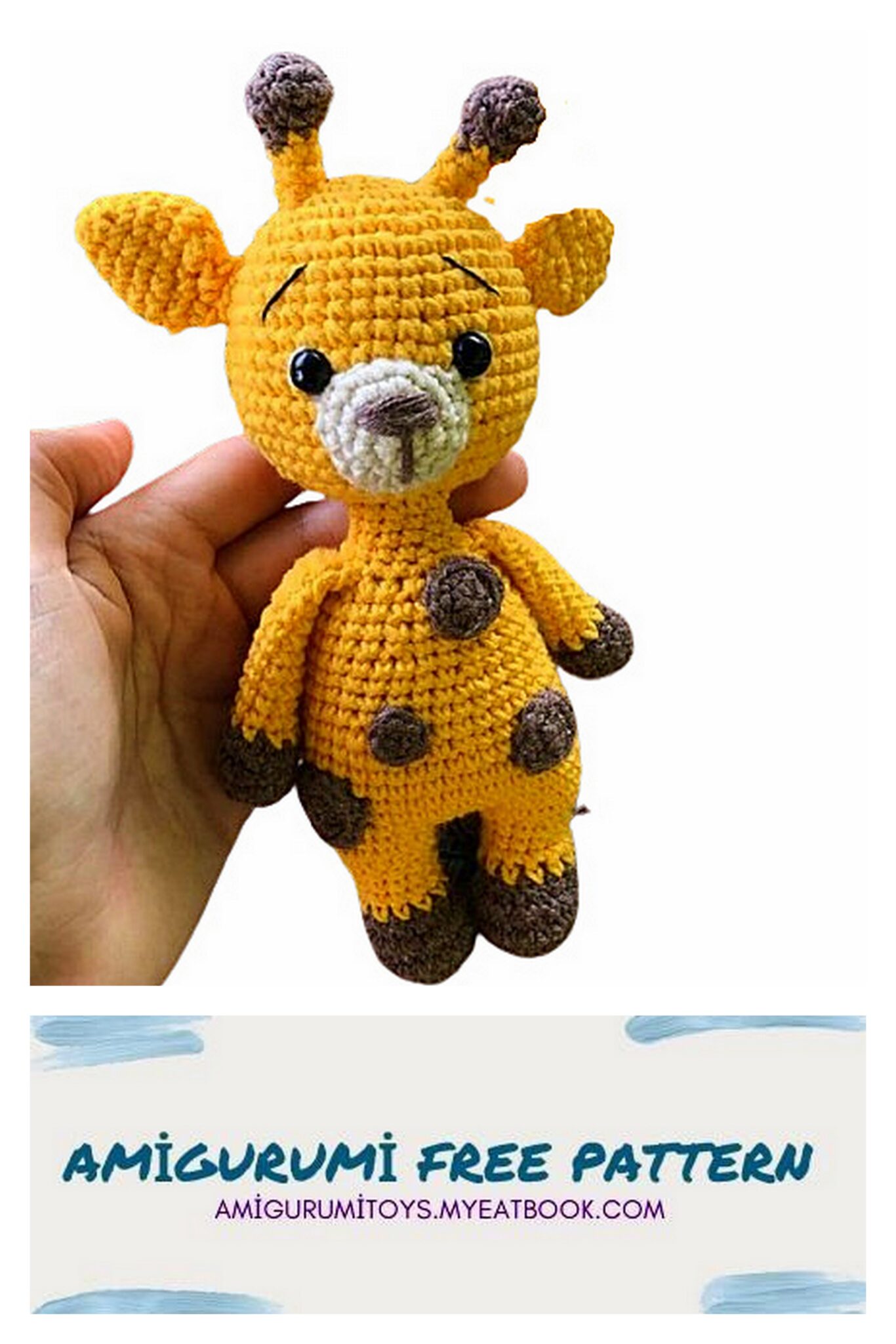 Amigurumi Cute Yellow Giraffe Crochet Pattern - Amigurumi Patterns