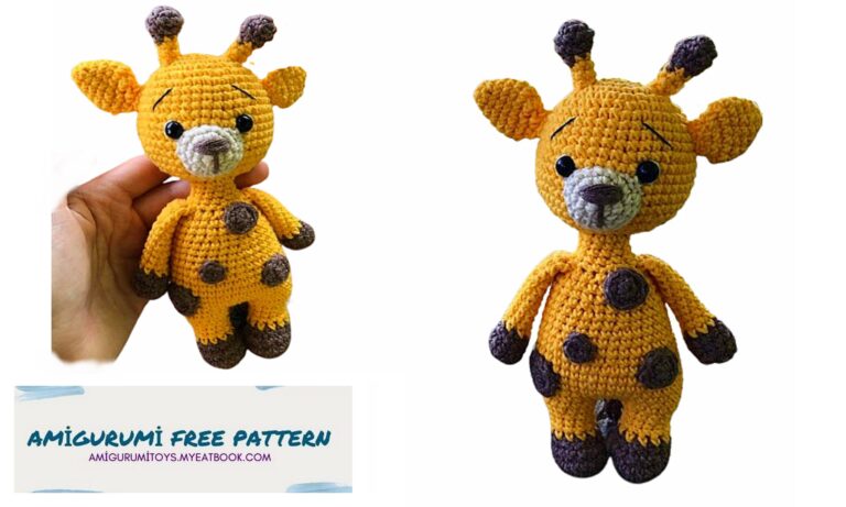 Amigurumi Cute Yellow Giraffe Crochet Pattern