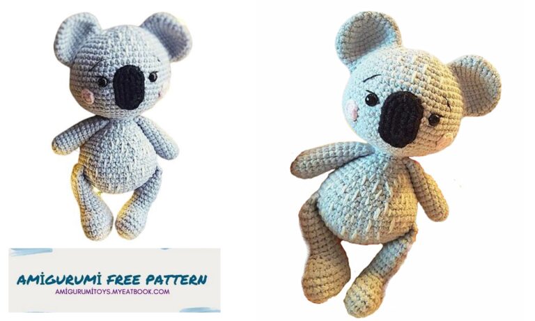 Amigurumi Cute Koala Crochet  Free Pattern