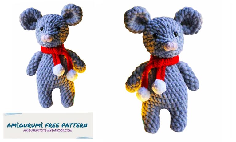 Amigurumi Plush Velvet Mouse Free Crochet Pattern