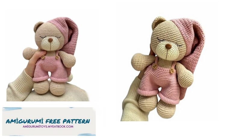 Amigurumi Bear in pajamas Free Pattern