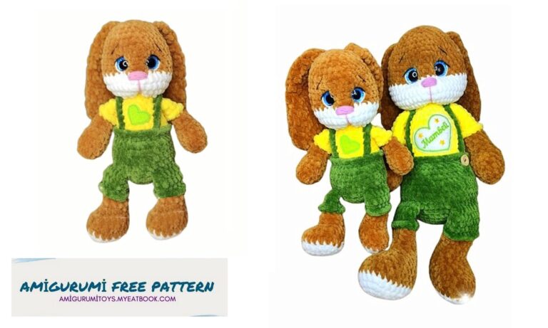 Amigurumi Plush Rabbit Crochet Pattern