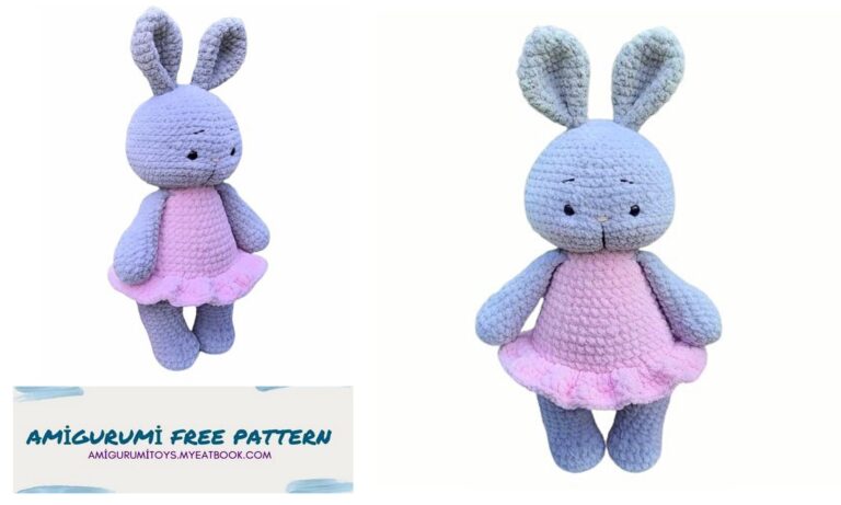 Crochet Bunny in a Dress Amigurumi Pattern