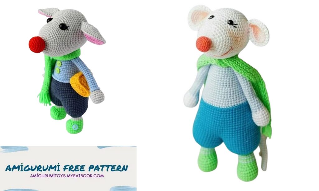 Amigurumi Mouse With Scarf Free Pattern