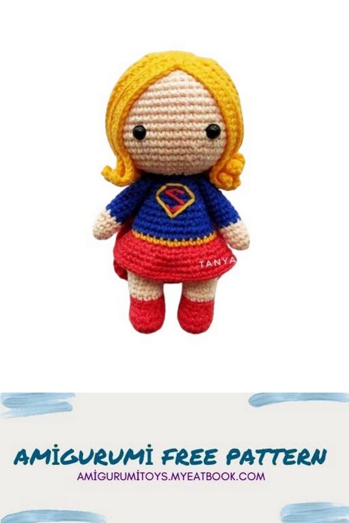 Crochet Super Woman Amigurumi Free 