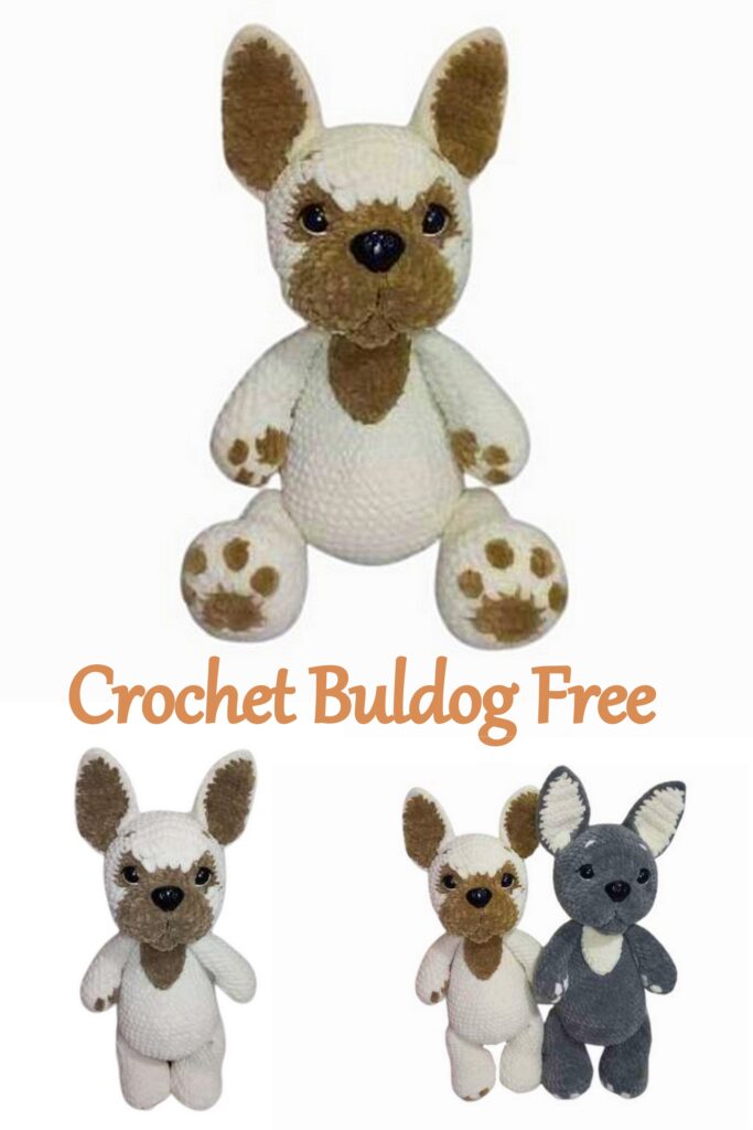 Buldog Free Pattern-Amigurumi Tutorial