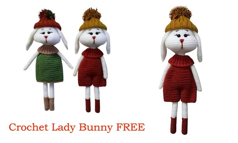 Crochet Lady Bunny Amigurumi Free Pattern