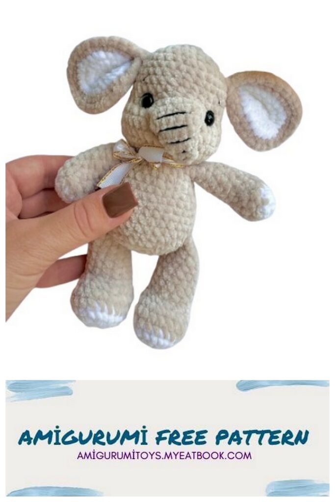 Crochet Cute Elephant Free Pattern