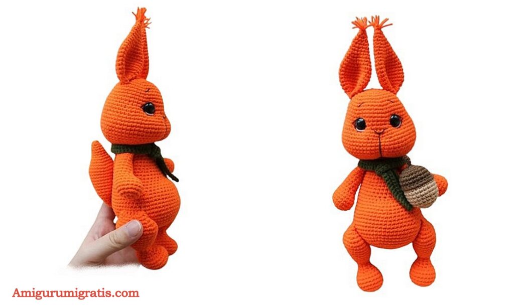 Crochet Squirrel Amigurumi pattern