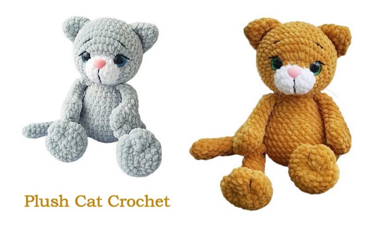 Plush Cat Crochet Free Pattern