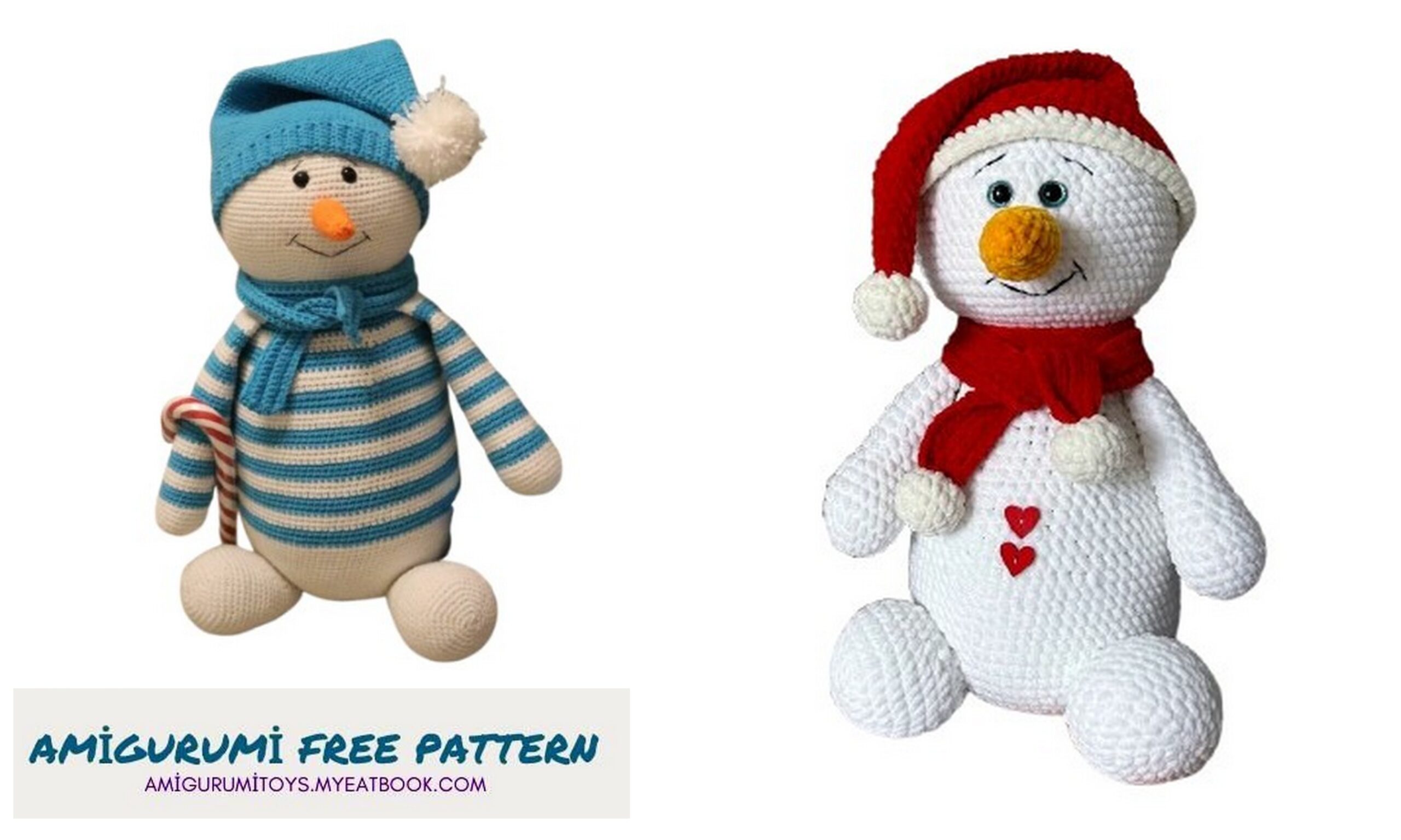 Amigurumi Plush Snowman